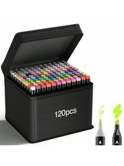80/168/262 Colors Dual Tip Markers Drawing Markers Set Dual Tip Alcohol Markers