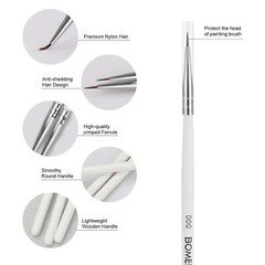 10Pcs Miniature Detail Liner Paint Brushes Art Nail Model Oil Acrylic Painting