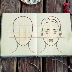 1pc Plastic Drawing Painting Stencils Templates for Painting on Scrapbook