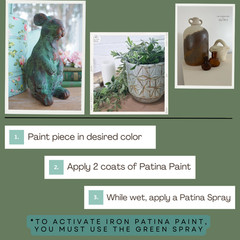 Patina Paint: Bronze, Copper, Iron | Dixie Belle Paint