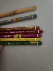 Vintage Conte a Paris Pastel Pencils France lot of 7 Model 1355 Various Colors