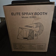 Master Airbrush Portable Paint Spray Booth Kit, Dual Exhaust Fans B3000 open box