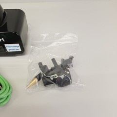 No-Clean Airbrush Kit with Disposable Nozzle, Black