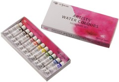 Kusakabe Transparent Watercolor Paint, Set of 12, 0.16 fl oz (5 ml) (No.2)