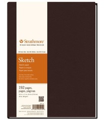 Strathmore 297-12 400 Series Hardbound Art Journal Sketch, 8.5×11 inch, White