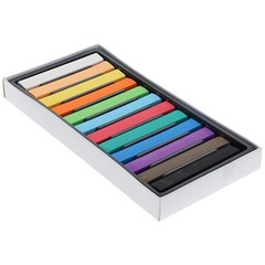 PRO ART Chalk Pastel Set, 12, Vivid Colors 12 Count (Pack of 1)