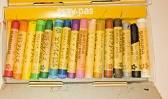 Vtg Cray-pass Colors Spectrum (3 boxes) Set Of 16 No. XKP-16 Oil Pastel Japan
