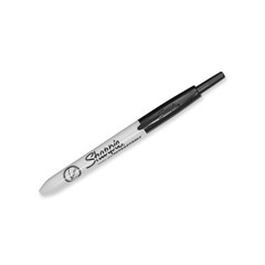 Sharpie Retractable Permanent Markers, Ultra Fine 1 Count (Pack of 3), Black
