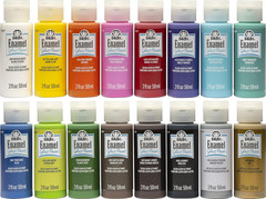 Folkart Gloss Finish Acrylic Enamel Craft Set Designed for Beginners and Artists