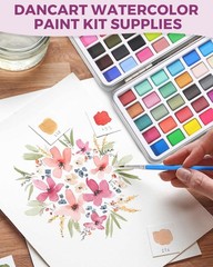 100 Colors Paint Set, 50 Regular, 35 Pearlescent, 5 Macaron, 10 Fluorescent P…