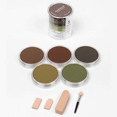 PanPastel Artist Pastels by GOLDEN, Earth Colors Set, 5 Color, Toy