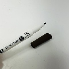 Calligraphy Marker Archival Ink 2.0mm & 3.5mm Brown Hampton Art 6pc Lot