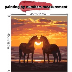 JYXSJYYD Paint by Numbers Kit for Adults 16×16 inches, PB365-1
