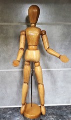 A Vintage Extra Tall Artist Mannequin. 46 cm / 18″.