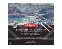 Derwent Graphitint Mixed Media Set 19 Piece Set Graphitint Paint Pencils