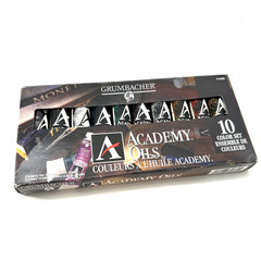 Grumbacher Academy Oils T1030 24ml 10 Colors