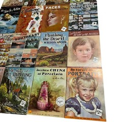 Vtg Walter T Foster How To Art Books Lot of 16 Landscape Oil Portrait English