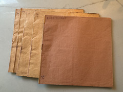 ITALIAN Imitation Gold Loose Leaf Lot (5) Packs of (25) Leaves – 5.5” x 5.5”