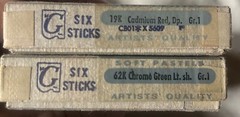Vintage Grumbacher 8 Assorted Soft Pastels As Shown – Please See The Pictures