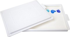Masterson Sta-Wet Handy Palette, 8.5in x 7in Airtight Stay Wet Palette, Keeps We