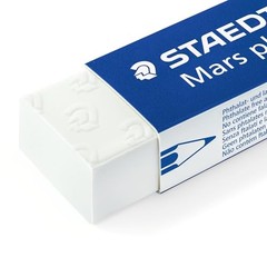 STAEDTLER Mars Plastic Vinyl Erasers (2-Pack), White Office Product