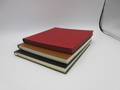 Graphic Image 6×6″ Sketchbook Leather Soft Cover Archival Quality Paper BLACK