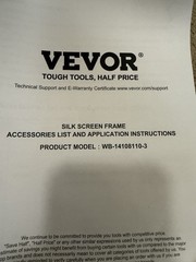 VEVOR Silk Screen Printing Kit Never Used