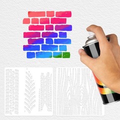 16Pcs Geometric Stencils for Painting, 6 X 6 Inch Reusable Abstract Stencils …