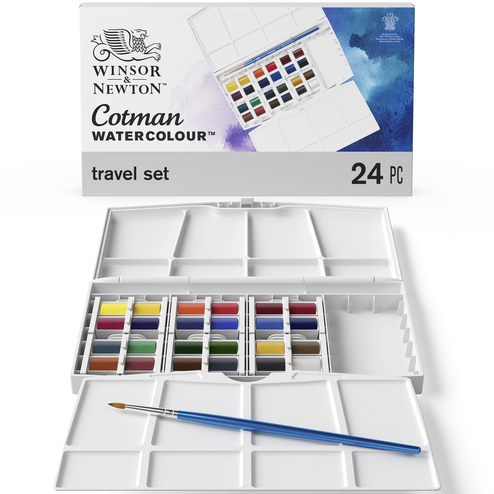 Winsor & Newton Cotman Watercolor Paint 1 Count (Pack of 1), Multicolored