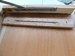 Antique Wooden Painters Box & palette paper Portable Plein Air Artist carry case