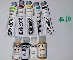 Golden Acrylic Mixed Paint Lot #10