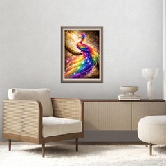 Phoenix Diamond Art Kits for Adults,Round Full Drill 5D Diamond Painting Kits Z
