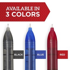 Sharpie Rollerball Pens, Needle Point Tip 12 Count (Pack of 1), Black Ink