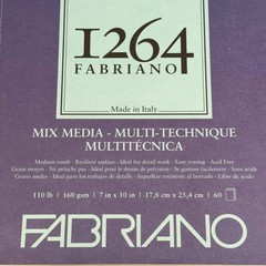FABRIANO I264 (5 PACK) 7″ x 10″ Mix Media – Multi – Technique 60 Sheets each