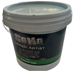 Soho Urban Artist Acrylic Paint 1 Gallon Fluorescent Green 03121