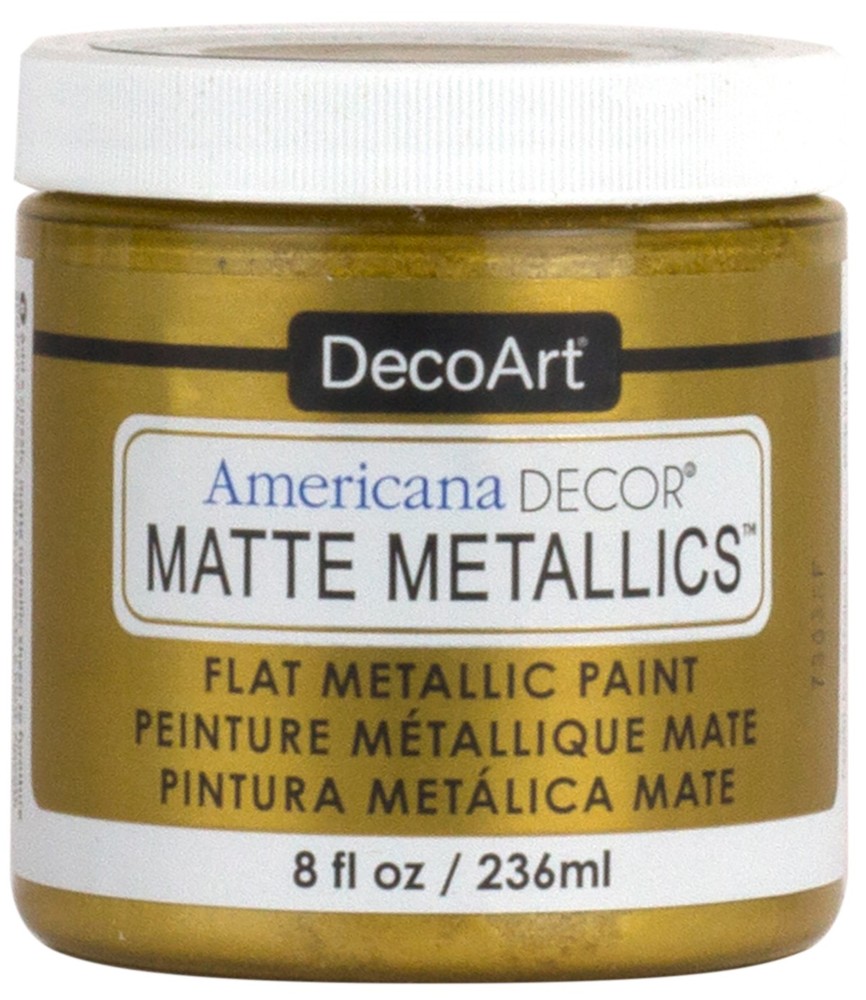Americana Decor Matte Metallics 8oz Gold