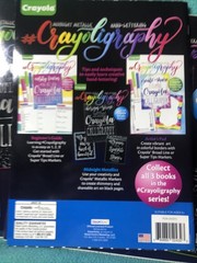 5- New Crayola Midnight Metallic Hand Lettering Caligraphy Instructions Books