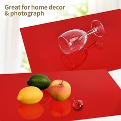 2 Pack Red Acrylic Sheets 8×12 x 1/8 Inch Cast Plexiglass for DIY Laser Cutting