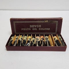 Vintage DEVOE Photo Oil Colors Paint READ DESCRIPTION