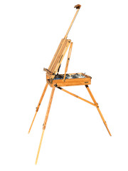 Jullian Paris Beechwood Full-Size Folding French Box Easel w/ Drawer