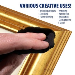 AMACO Rub n Buff Wax Metallic Finish – 2 Rub n Buff Antique Gold 15ml Tubes – Ve