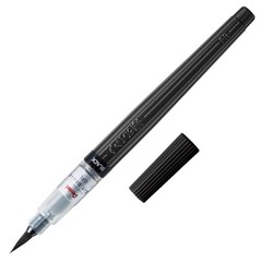 Pentel Color Fude Brush Pen Black XGFL 101 Art Brush Writing Instrument