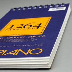 FABRIANO I264 Sketch Paper PADS (5 PACK) 5.5″ x 8.5″ Sketch Pad 100 Sheets each