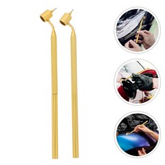 2 Pcs Aluminum Paint Pen with Fluid Writer Tip for Car and Chip Repair