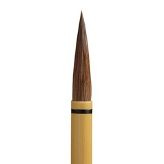 AKASHIYA Calligraphy Brush, Thick Brush, Shiokaze (Sea Breeze) No. 4, A062406