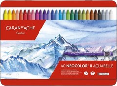 Caran d’Ache Creative Art Materials NeoColor II Water Soluble Wax Pastel Set