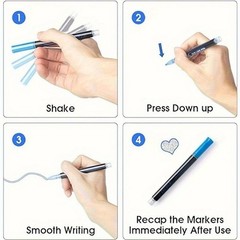 12 Glitter Pens Outline Marker Pens, Arts and Crafts for Kids Stocking Fillers