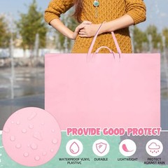 Abbylike 48 x 36 Inch Art Portfolio Bag Large Size Supply with Pink