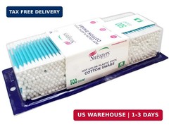 Swisspers Hot Colored Swab-500 ct (Color May Vary)