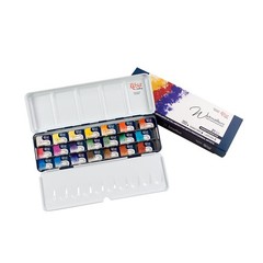 Watercolor Paint Set 21 Colors 2.5ml Professional Artist Kit Rosa Gallery High